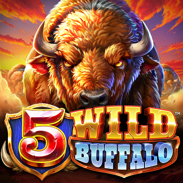 5 Wild Buffalo social casino screenshot with the game title