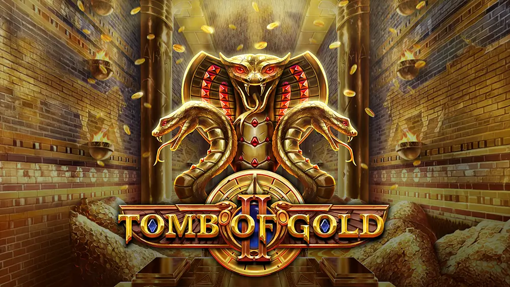 Tomb of Gold social casino screenshot with the game title